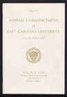 Program of the Sixty-Ninth Annual Commencement of East Carolina University